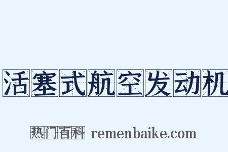 活塞式航空发动机是什么意思的图片